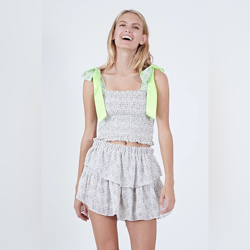 KOCH set. Top and skirt